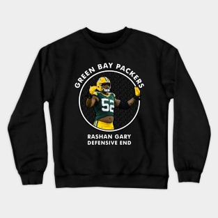 RASHAN GARY - DE - GREEN BAY PACKERS Crewneck Sweatshirt